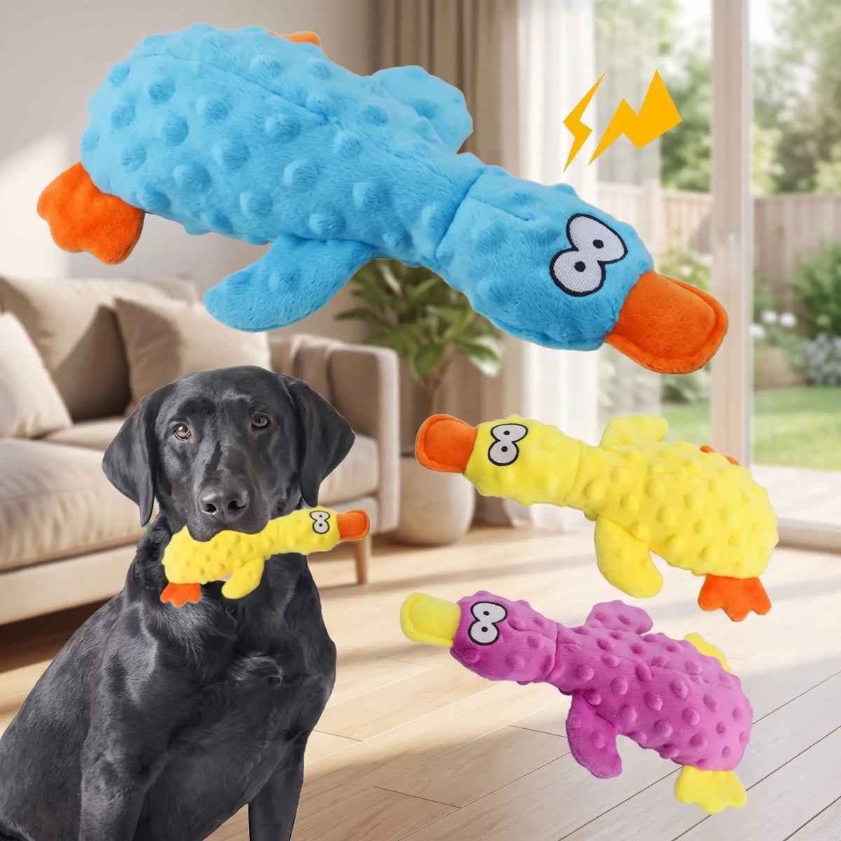 Jouet Canard Chien | Peluche Couineur Douce - Excursion Chien