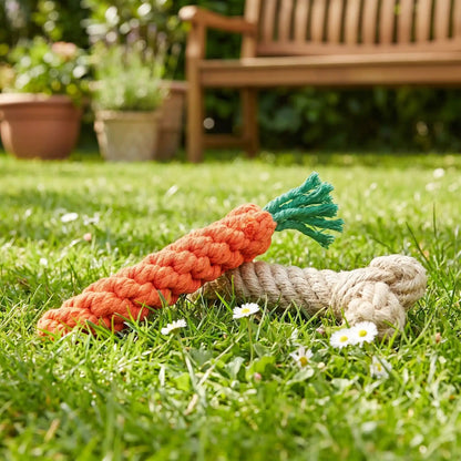 jouet carotte pour chien adapté à toutes les races canines
