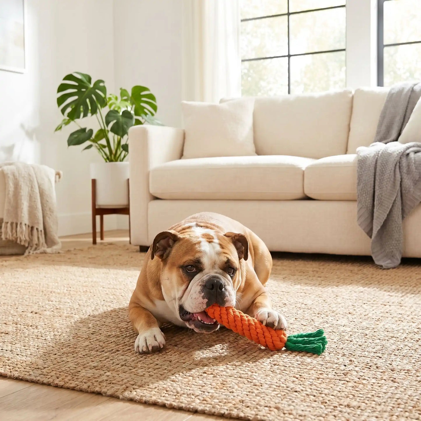 jouet carotte pour chien qui renforce votre complicité