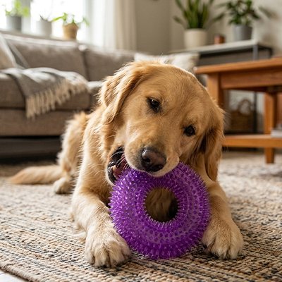 Jouet Chien en conception légère et portable Idéal pour les sessions de jeu en intérieur comme en extérieur