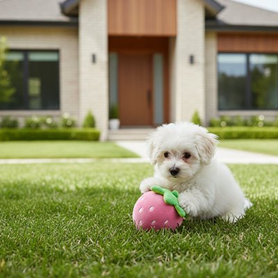 jouet chiot | Fraise Résistant - Excursion Chien