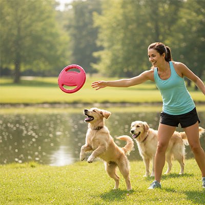 jouet exterieur pour chien | Frisbee Souple Flottant - Excursion Chien