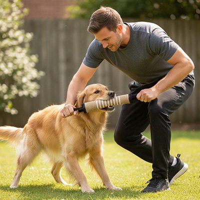 Jouet indestructible pour Chien aux Dimensions équilibrées convenant aux races moyennes et grandes pour un jeu confortable