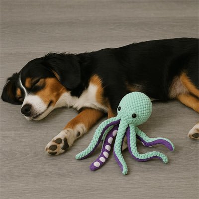 Jouet peluche pour chien | Pieuvre ultra - résistant - Excursion Chien