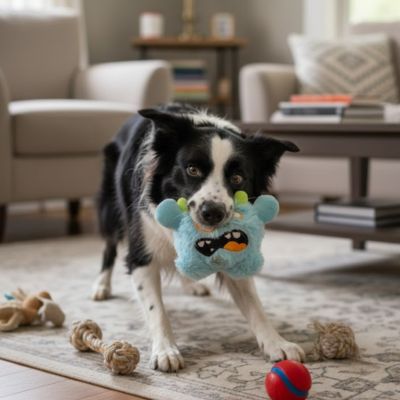jouet peluche pour chien qui canalise les comportements destructeurs du chien