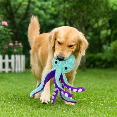 Jouet peluche pour chien | Pieuvre ultra - résistant - Excursion Chien