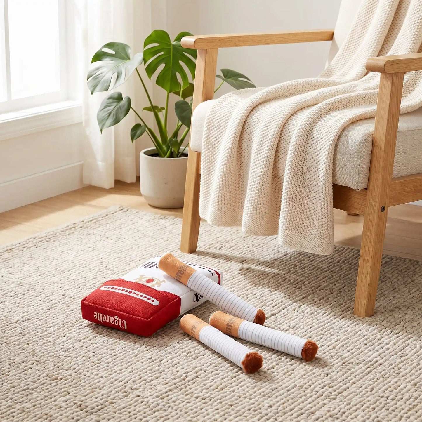 jouet pour chien cigarette parfait pour toutes les races
