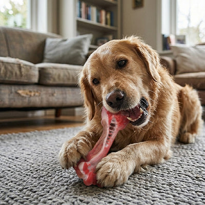 jouet pour chien indestructible adapté aux mâchoires puissantes