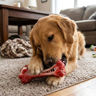 jouet pour chien indestructible contre l'ennui destructeur