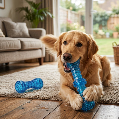 jouet pour chien indestructible en matériau TPR souple et résistant