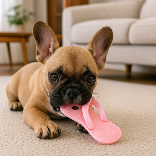 jouet pour chiots qui apaise les gencives douloureuses