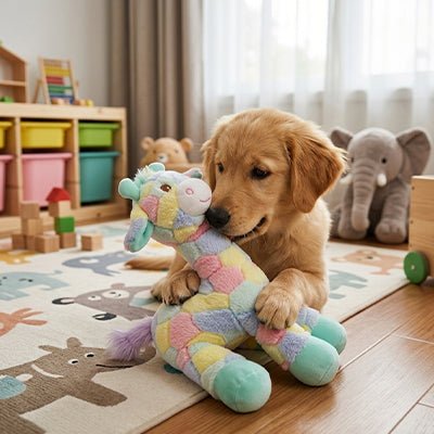 jouet pour dent chiot | Girafe Apaisant - Excursion Chien