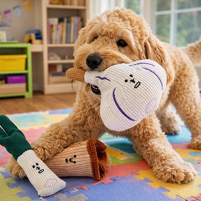 Jouet pour dents chiot | Résistant et couineur - Excursion Chien