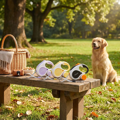 Laisse Chien Enrouleur | Compact Coque ABS - Excursion Chien