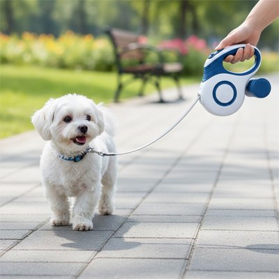 Laisse enrouleur chien avec mécanisme de verrouillage