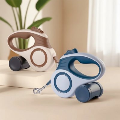 Laisse enrouleur chien en format léger et transportable idéal pour les promenades quotidiennes