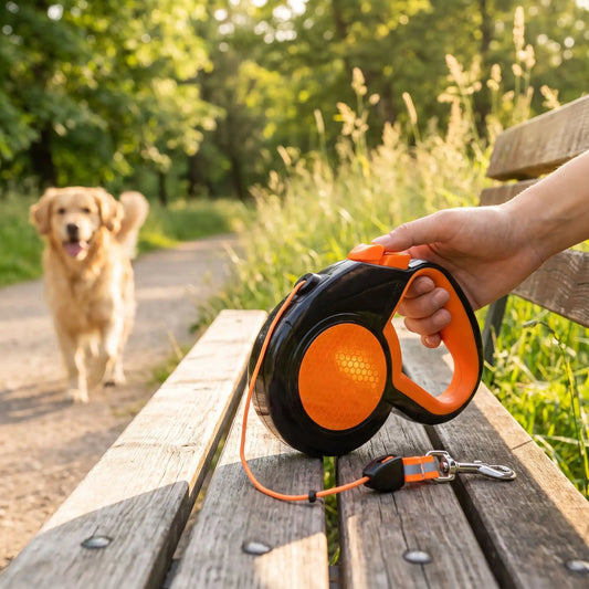 Laisse enrouleur pour Chien | Mécanisme Rétractable - Excursion Chien