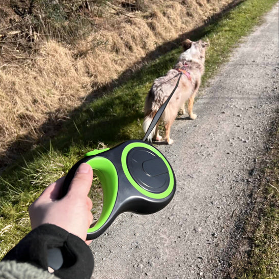 laisse enrouleur pour chien légère