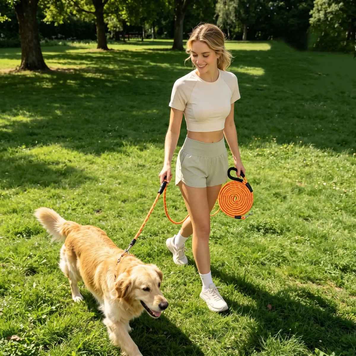 Laisse pour chien de dressage | Réfléchissante - Excursion Chien