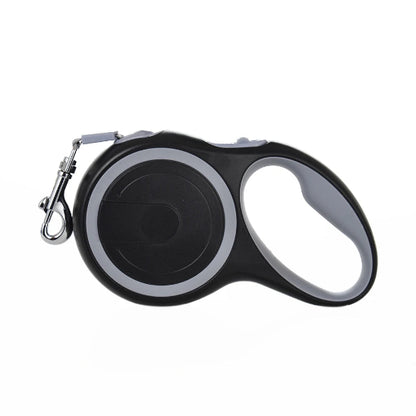 Laisse chien extensible noir