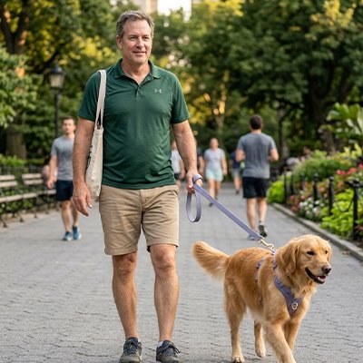Longe pour Chien en matériau imperméable qui sèche rapidement et reste impeccable après utilisation sous la pluie ou dans la boue