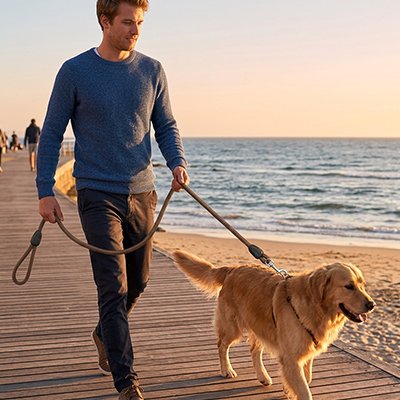 Longe pour Chien en matériau résistant aux intempéries