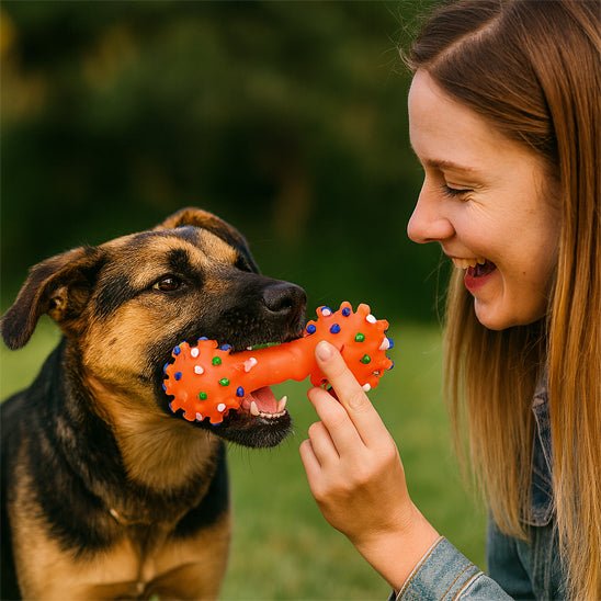 Os pour chien jouet | Caoutchouc naturel résistant - Excursion Chien