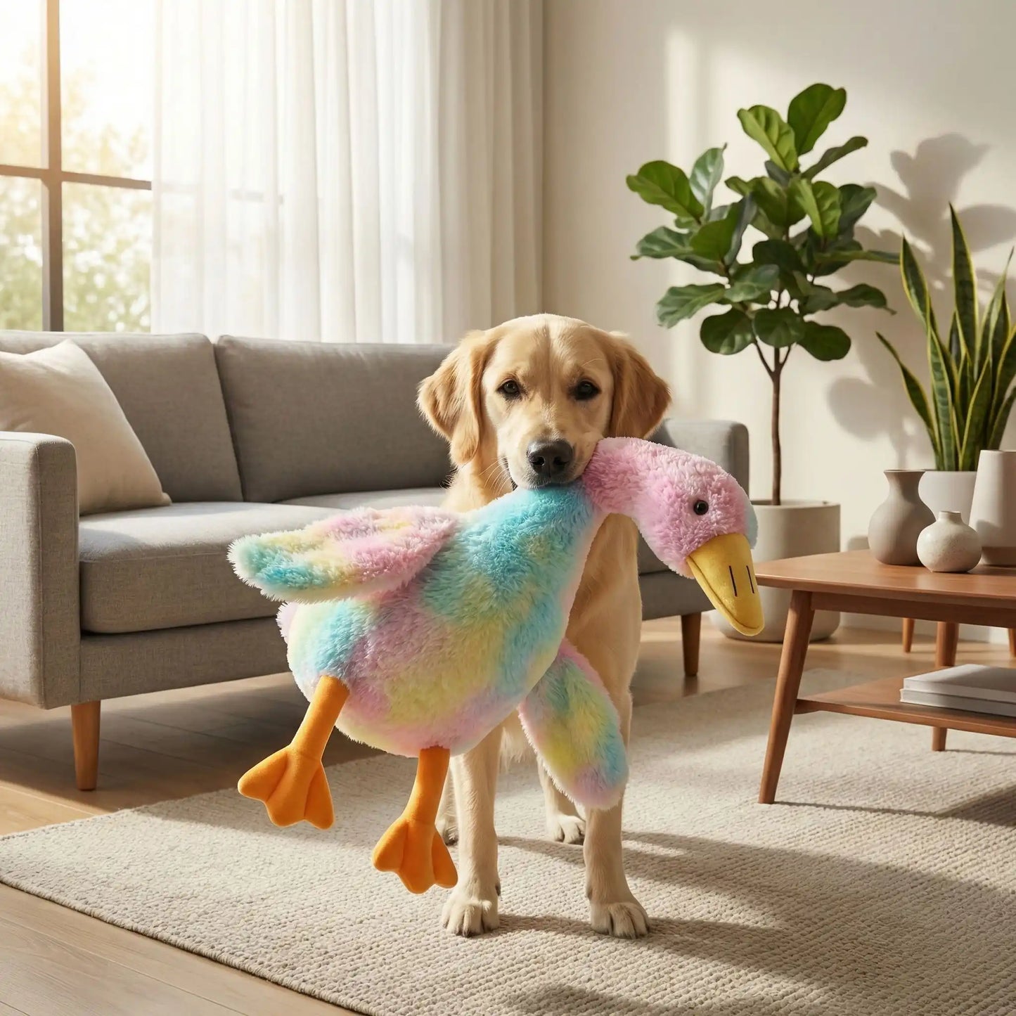 Peluche anti stress chien | Ultra - résistante - Excursion Chien