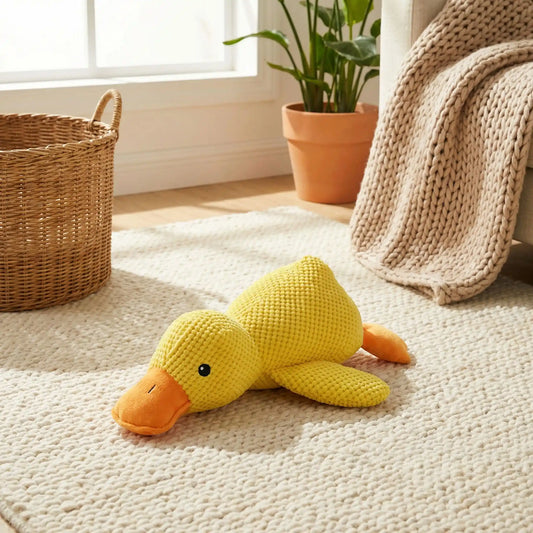 Peluche pour chien Anti - Stress | Canard Apaisant - Excursion Chien