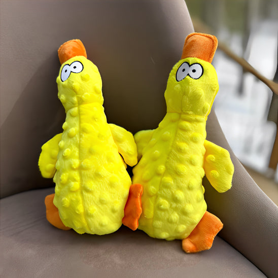 peluche chien en forme d'oiseau avec son design ludique et sa texture douce