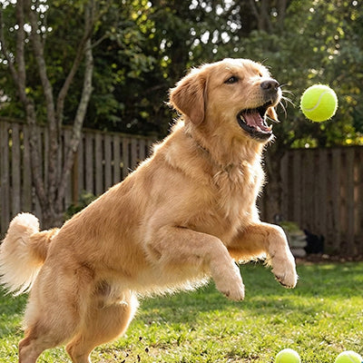 petite balle pour chien qui protège les dents