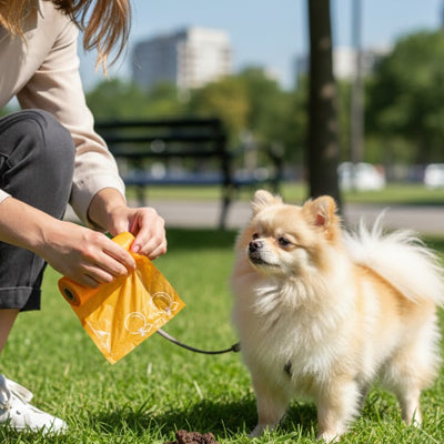sac a crottes chien résistant qui supporte tous les gabarits de chiens