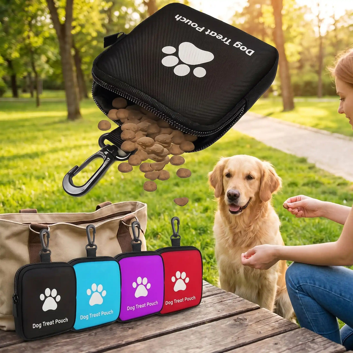 Sacoche friandise chien | AntiFuite - Excursion Chien