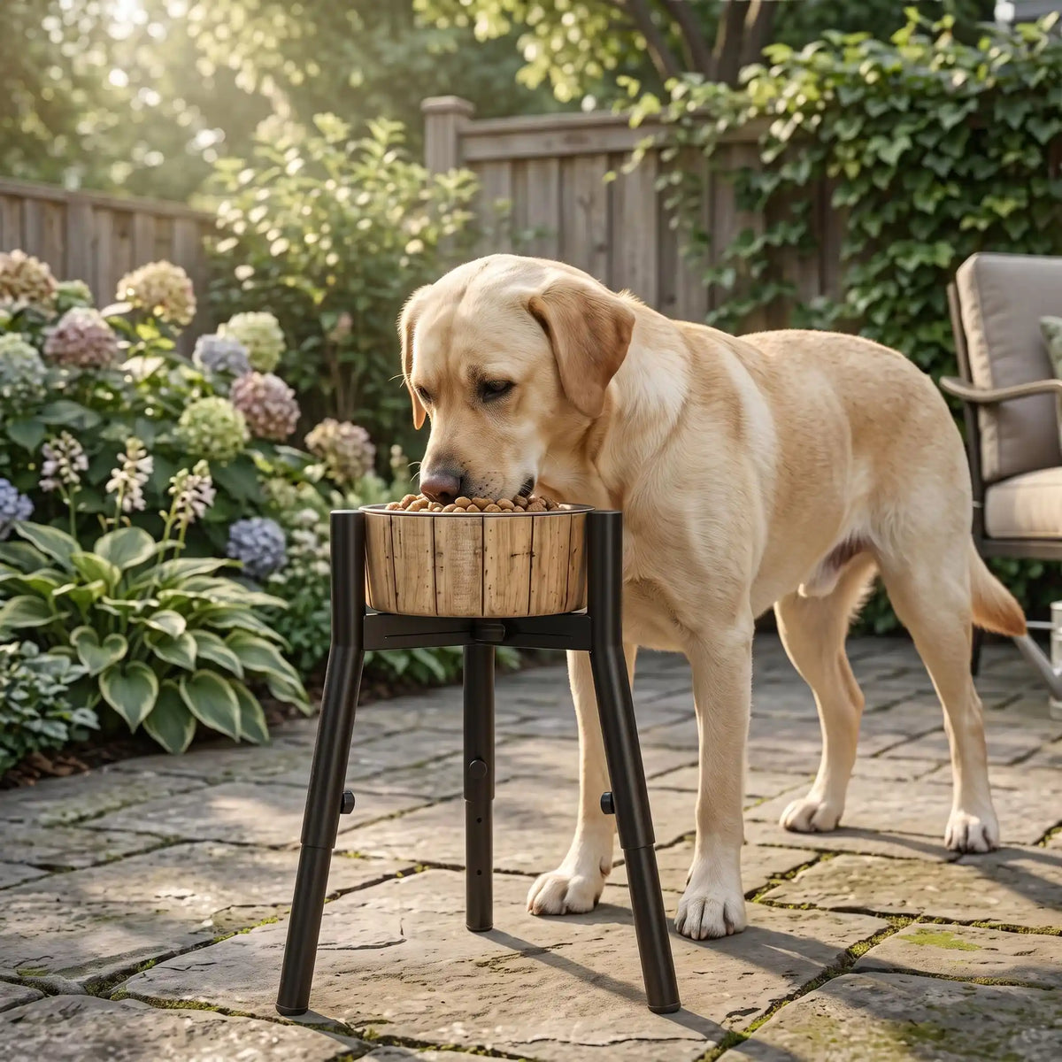 Support Gamelle pour Chien | Ajustable 3 hauteurs
