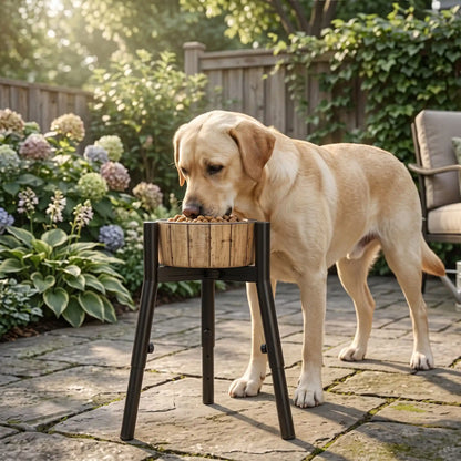 Support Gamelle pour Chien | Ajustable 3 hauteurs