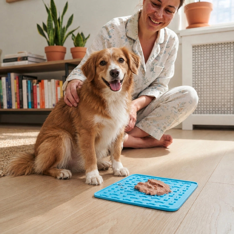 Tapis à lécher Chien | HappyLick™️