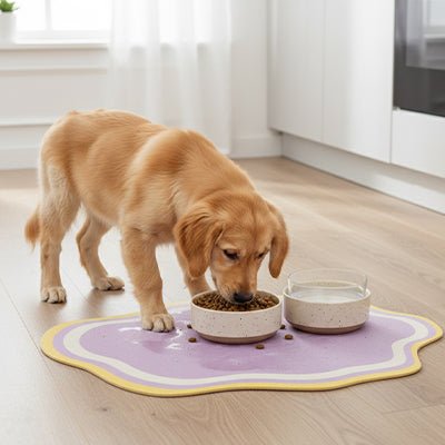 Tapis sous gamelle chien | Robuste - Excursion Chien