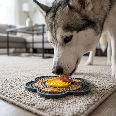 Tapis Stimulation Chien | LickiZen™️ - Excursion Chien